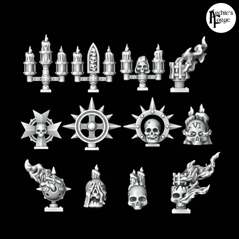 Legio Templaris Backpack Accessories - Set of 12