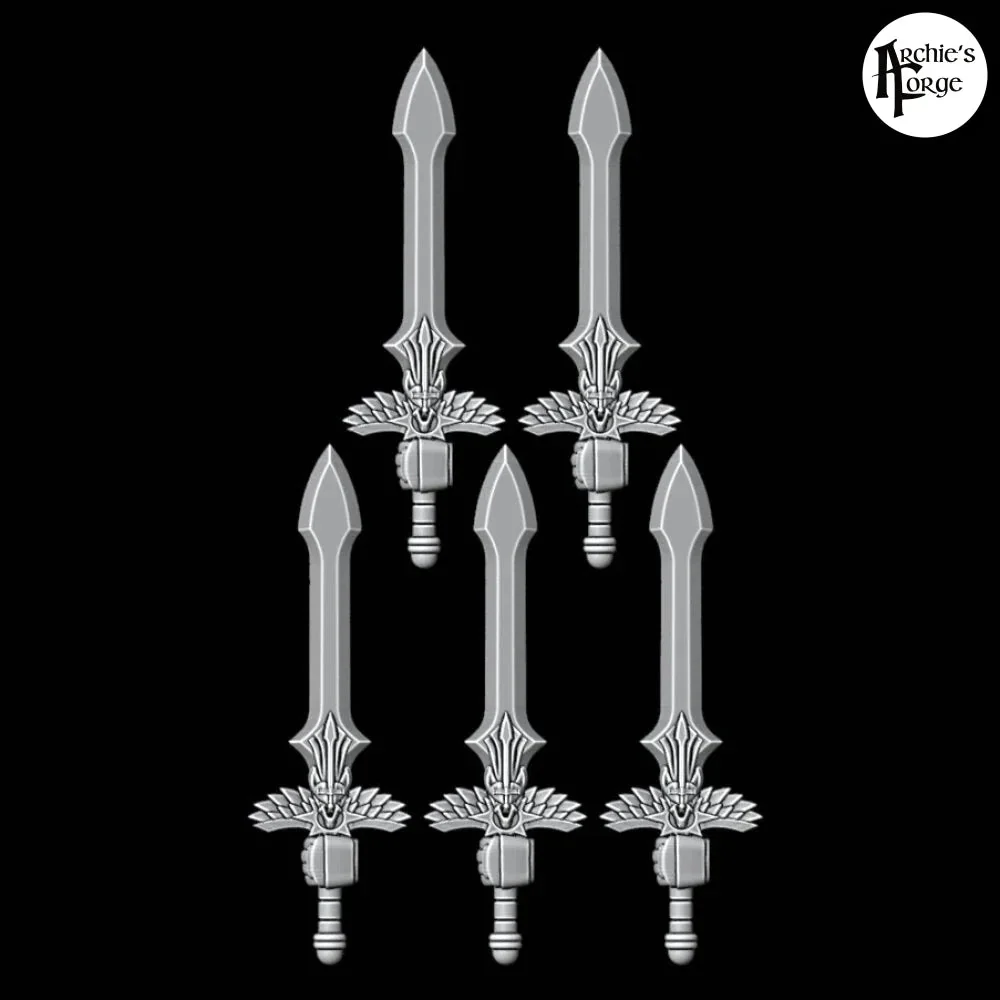 Angel Power Swords - Set of 5 - Left Handed