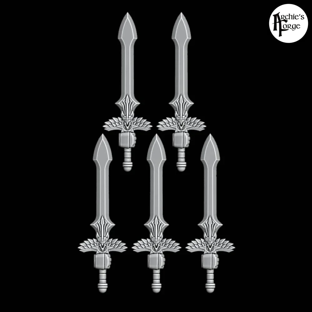 Angel Power Swords - Set of 5 - Right Handed