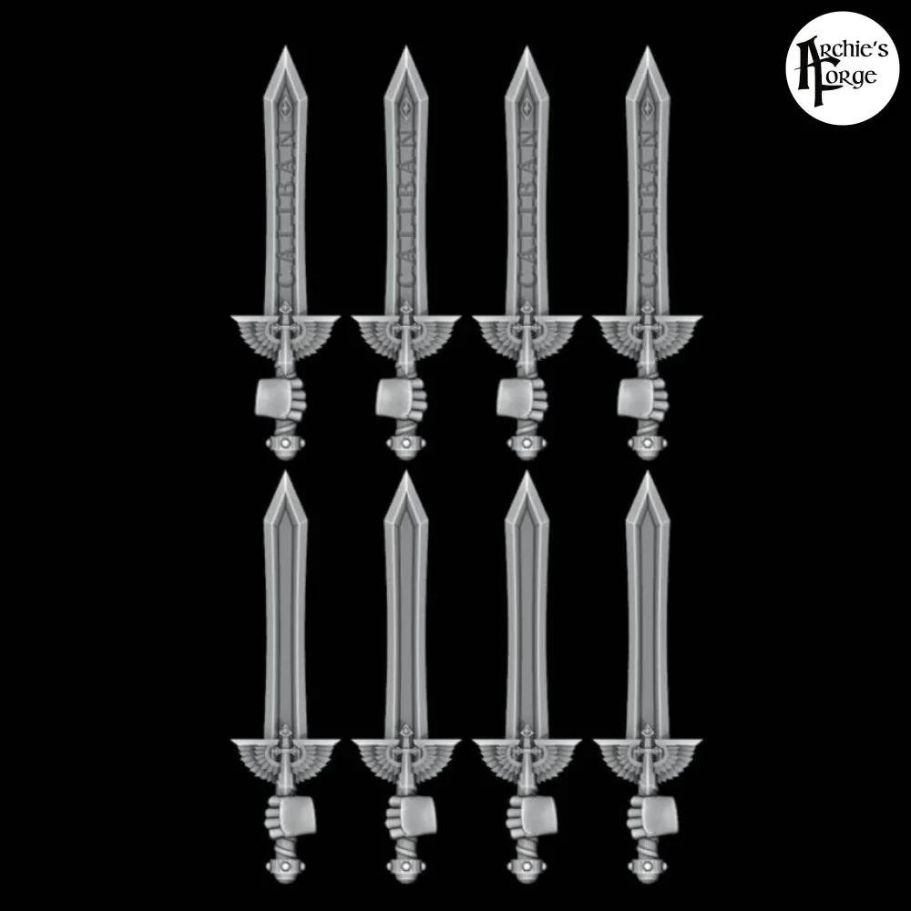 Angel Power Swords - Set of 8