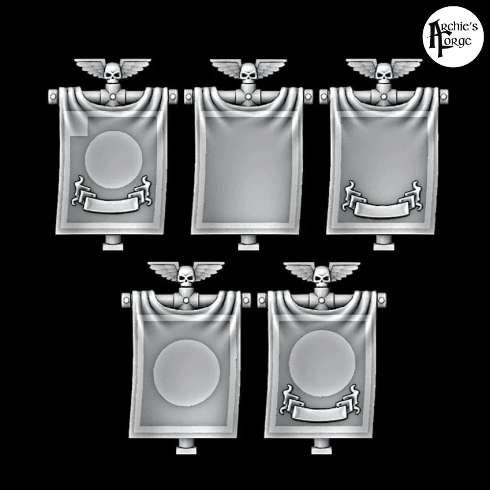 Back Banners - Set of 5 - Mixed Set