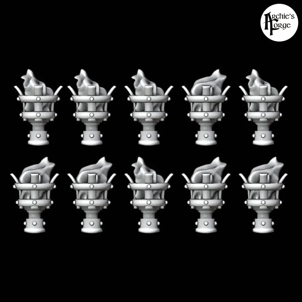 Backpack Braziers - Set of 10
