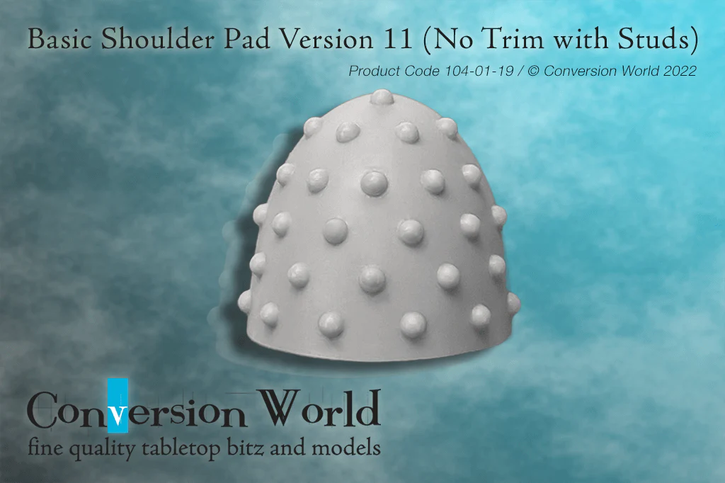 Basic Shoulder Pad Version 11 (No Trim with Studs)