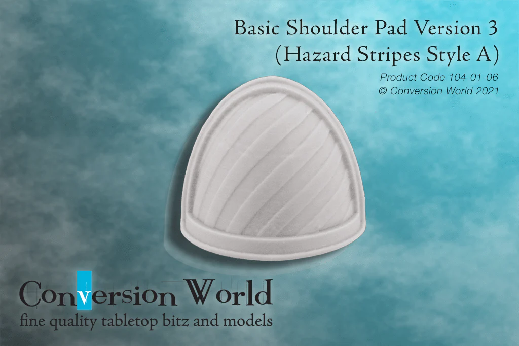 Basic Shoulder Pad Version 3 (Hazard Stripes Type A)