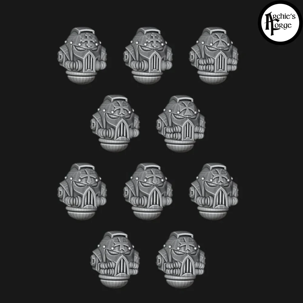 Legio Templaris Retro Helms - Set 10