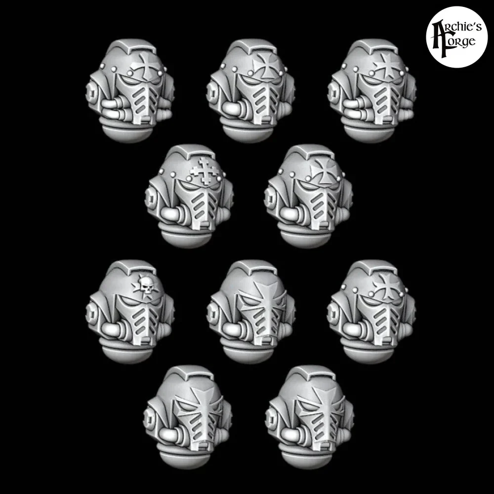 Legio Templaris Prime Helms - Set 10