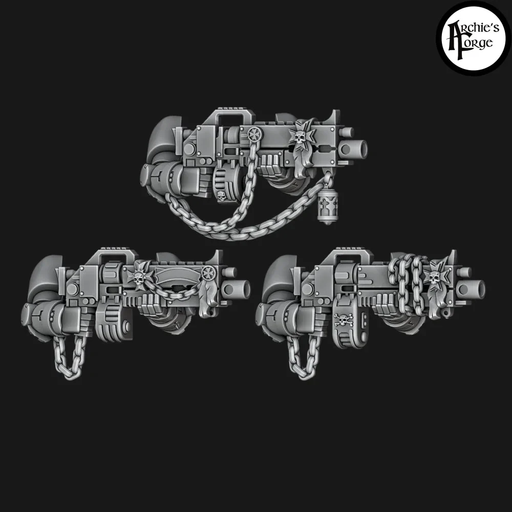 Legio Templaris Heavy Bolt Rifle - Set of 3 - Gravis Scale