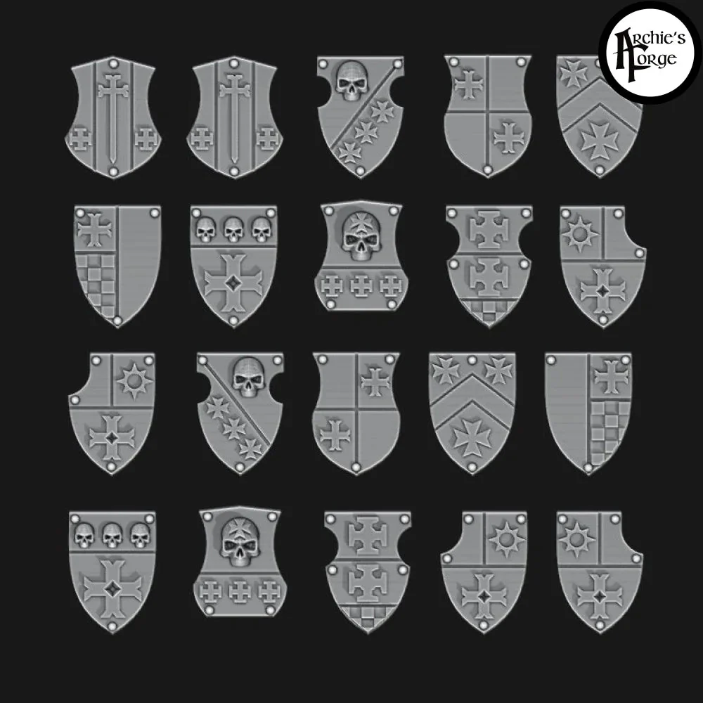 Legio Templaris Tilting Shields - Set of 20 - Design 6