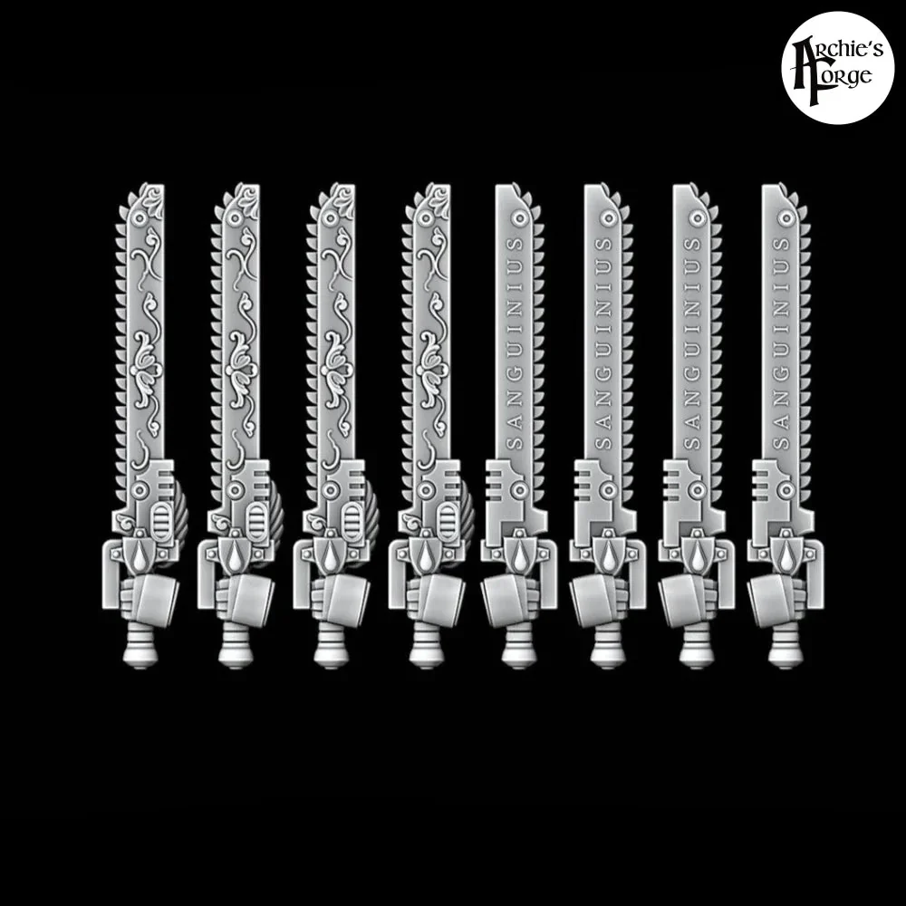 Legio Sanguine Chainswords - Set of 8