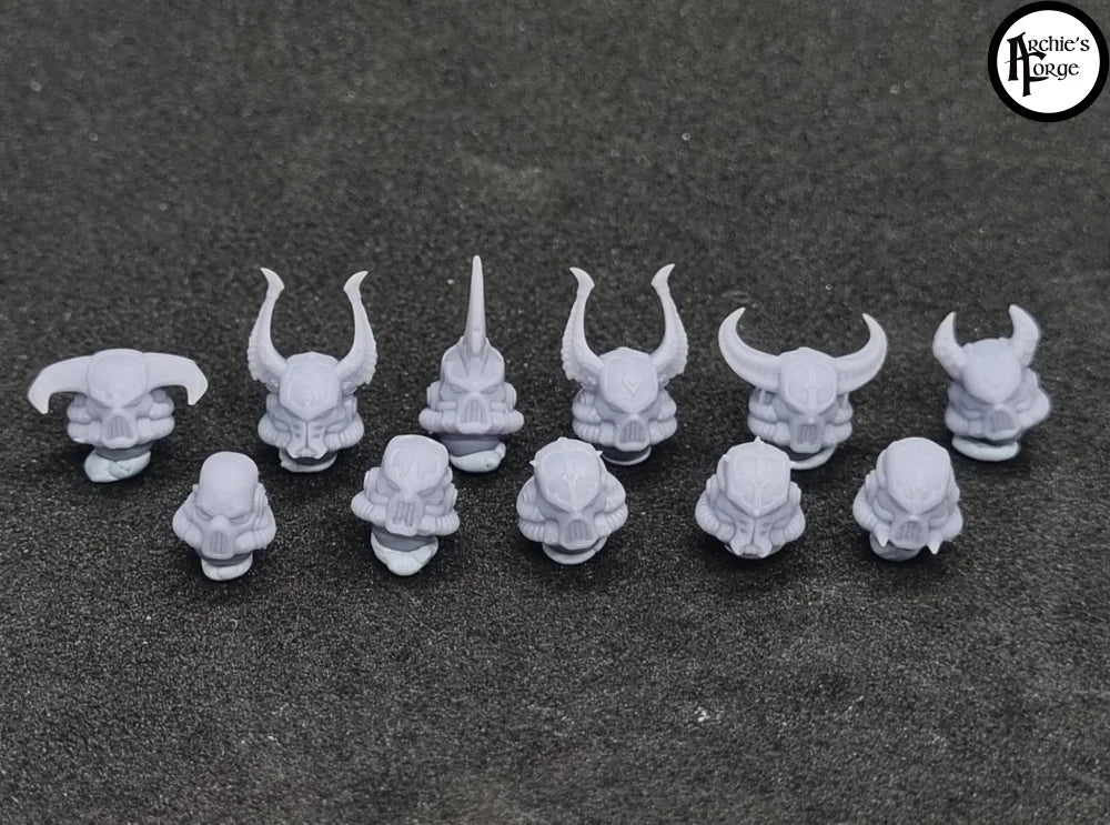 Chaotic Marine Helmets - Set of 11 - Image 3
