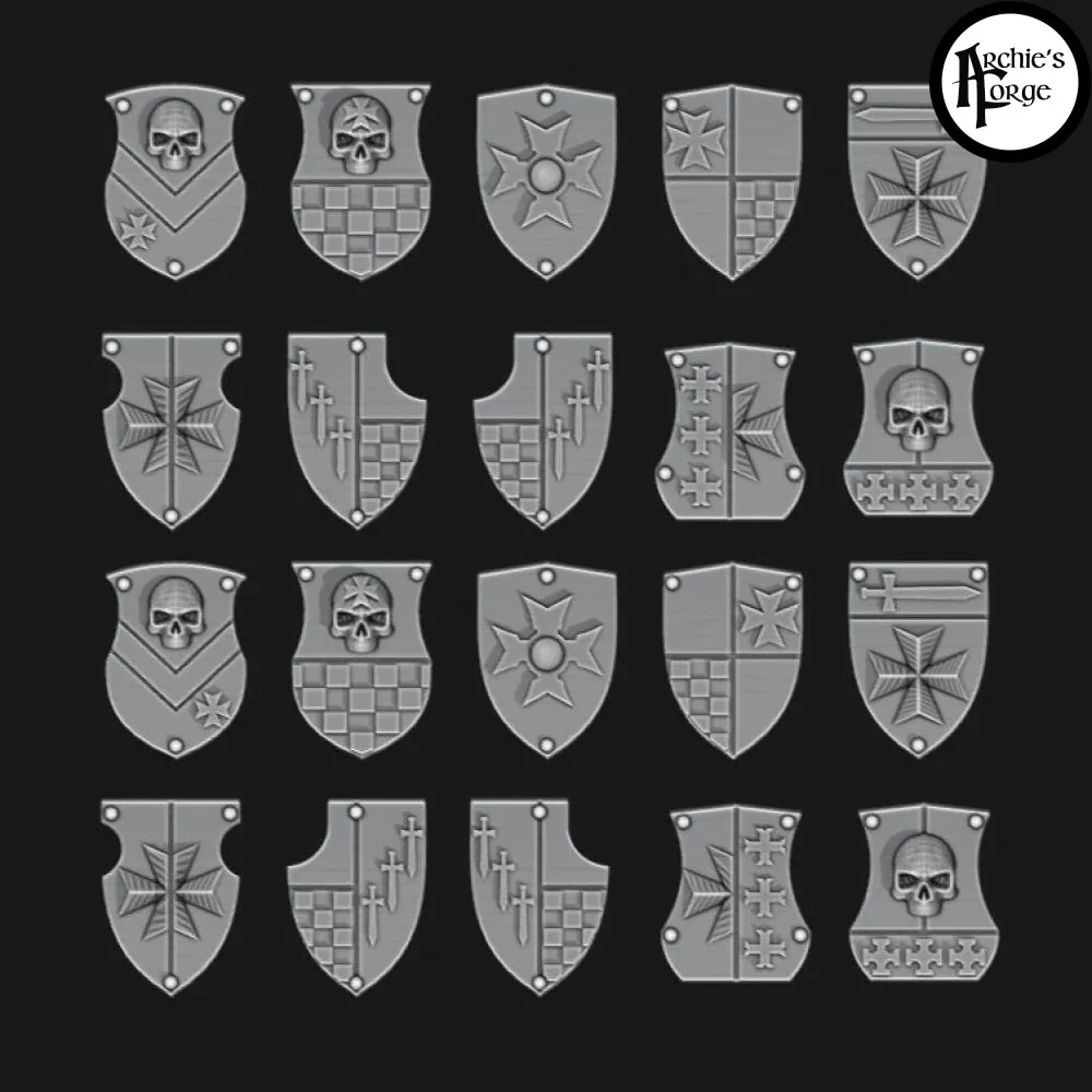 Legio Templaris Tilting Shields - Set of 20 - Design 5