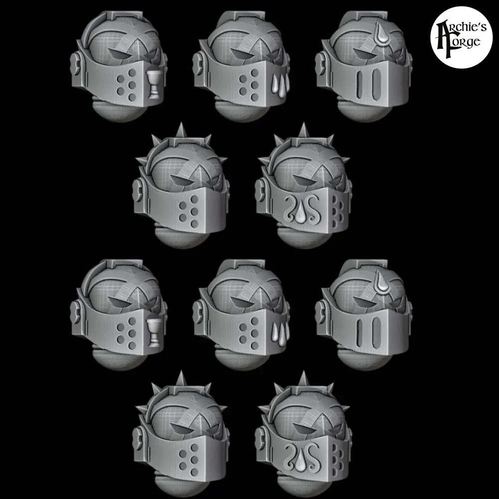 Death Company Knightly Helmets X 10
