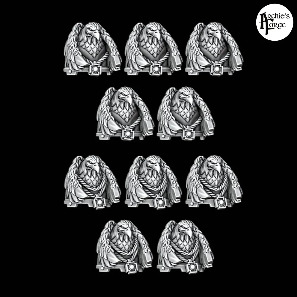 Eagle Shoulder Pads - Set of 10