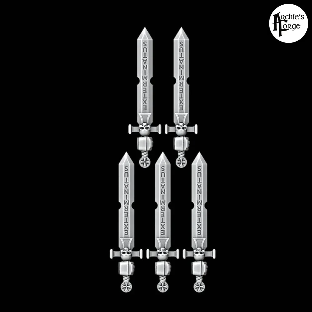 Exterminatus Power Swords - Set of 5 - Right Handed