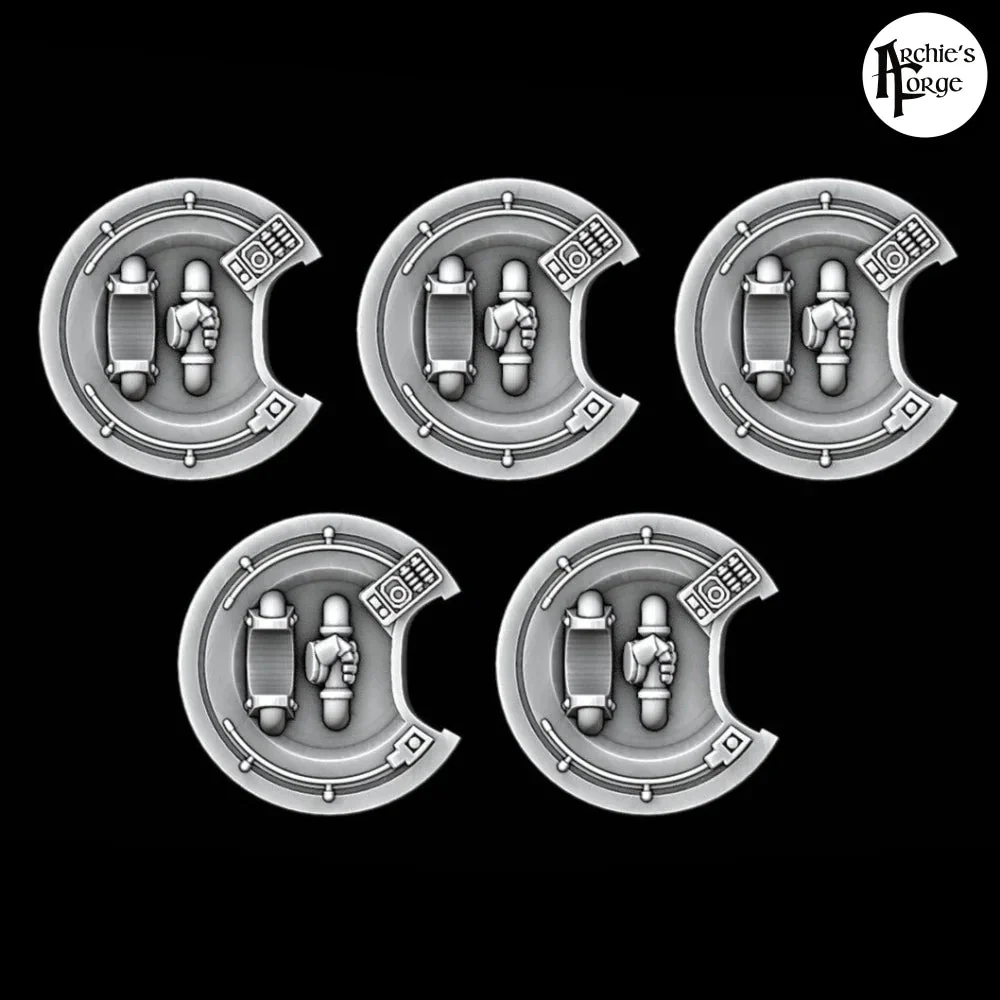 Greek Style Breacher Shields - Set of 5 - Image 2