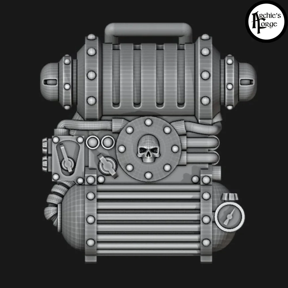 Imperial Guard Hostile Environment Backpacks - Set of 10