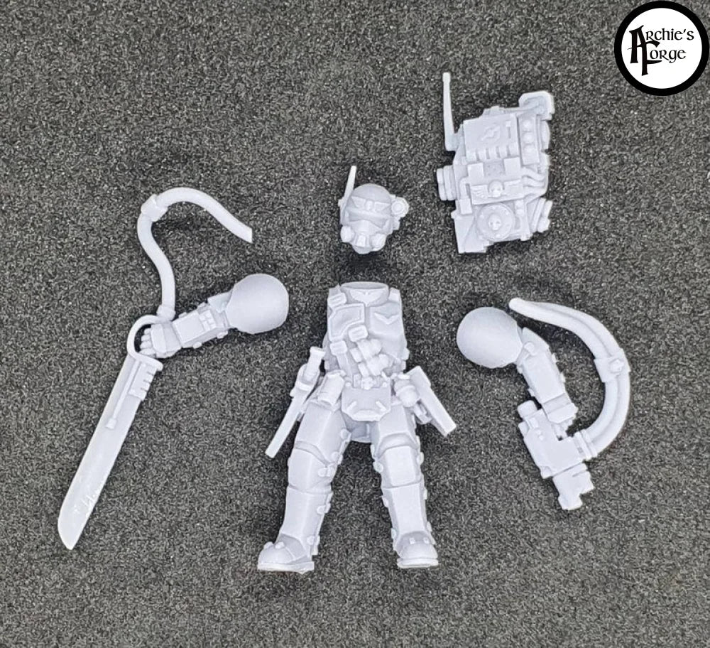 Imperial Guard Soldiers - Unit of 5 - 28mm Scale - Image 2