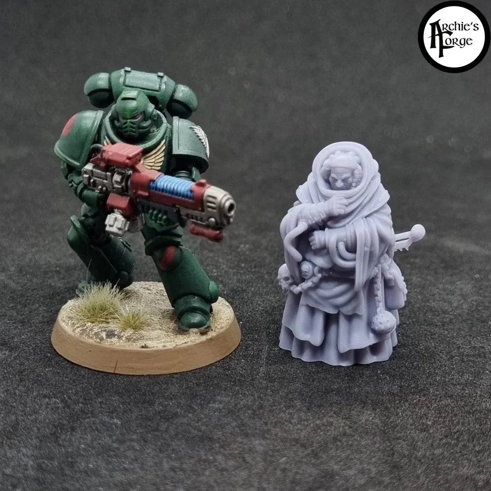 Inquisitorial Confessor / Priest model for 28mm wargaming - Image 4