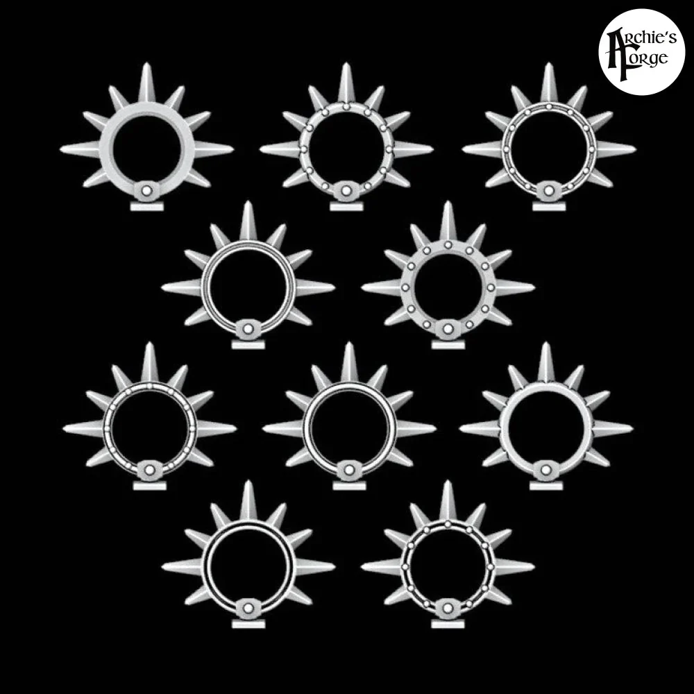 Iron Halos - Set of 10