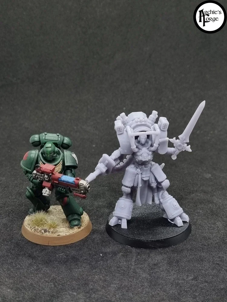 Joan of St. Clair - Battle Sisters Proxy Model for 28mm Wargaming - Image 5