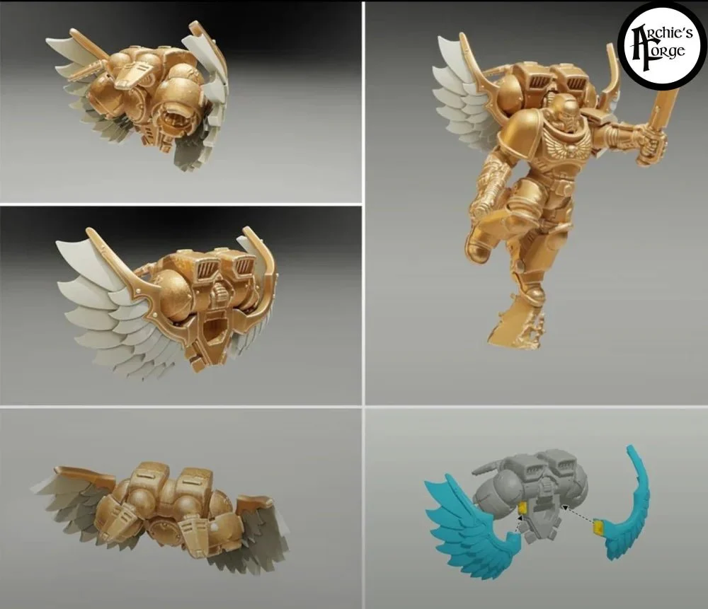 Jump Pack Wings - Set of 3 - Style 1