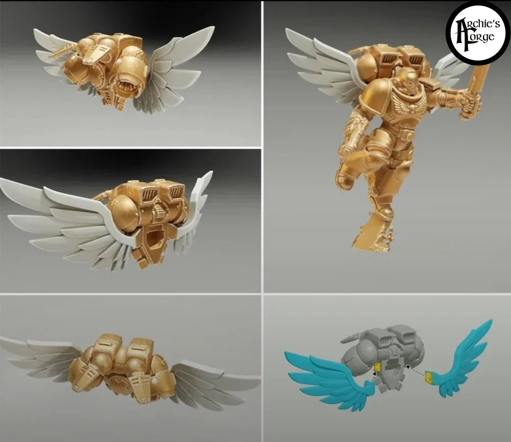 Jump Pack Wings - Set of 3 - Style 3