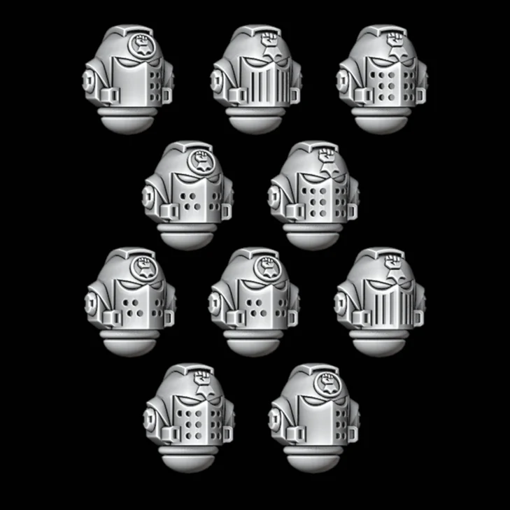 Knightly Helmets - Legio Fist - Set of 10