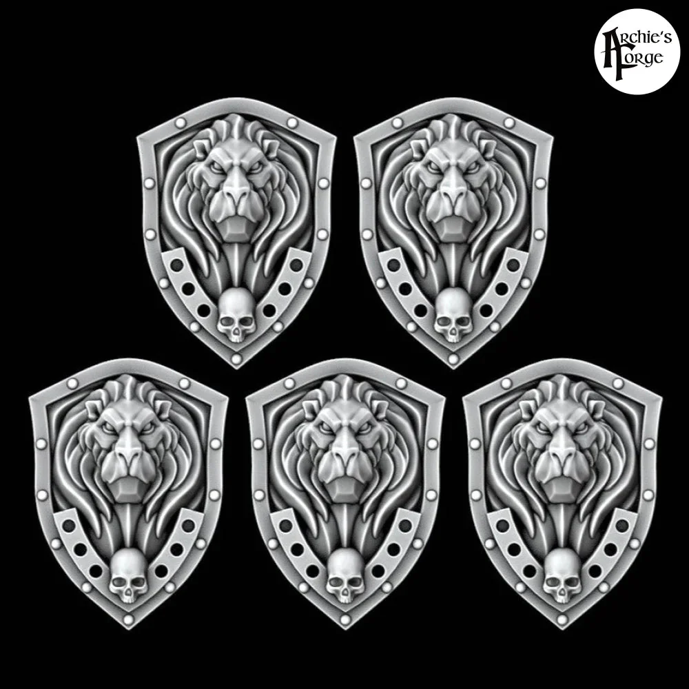 Legio Angelus - Lion Shields - Set of 5