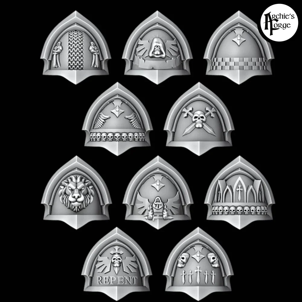 Legio Angelus Ornate Pads - Set of 10