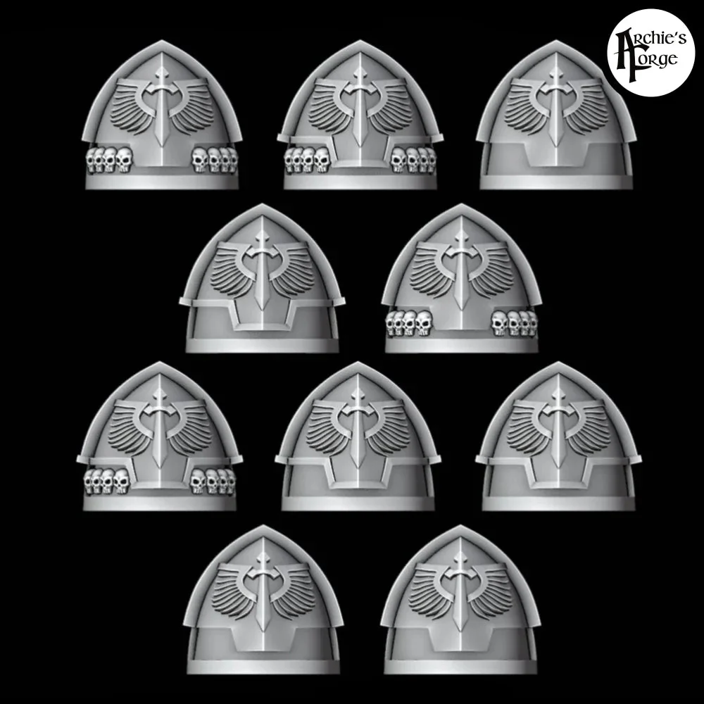 Legio Angelus Ornate Pads - Set of 10