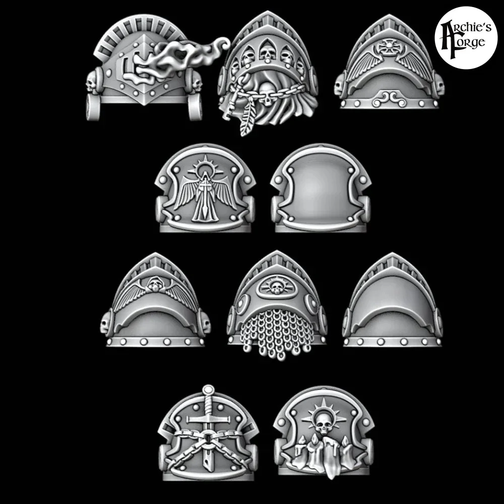 Legio Angelus Ornate Terminator Pads - Set of 10