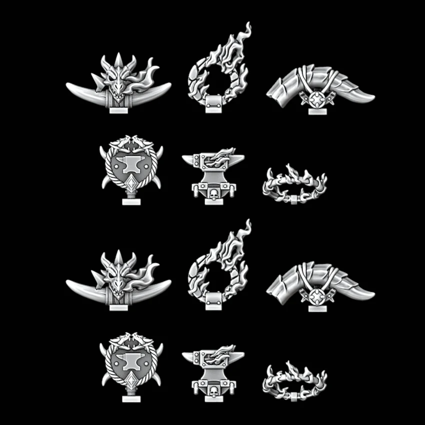 Legio Draconis Backpack Accessories - Set of 12