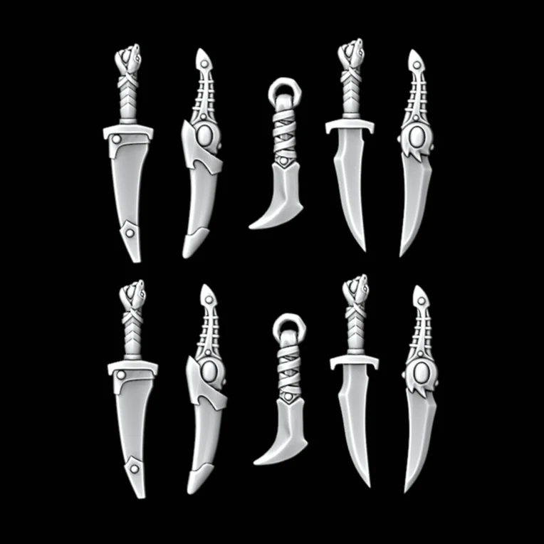 Legio Draconis Belt Knives - Set of 10