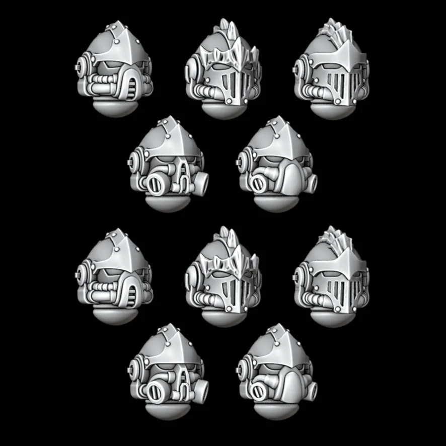 Legio Draconis Helmets - Set of 10