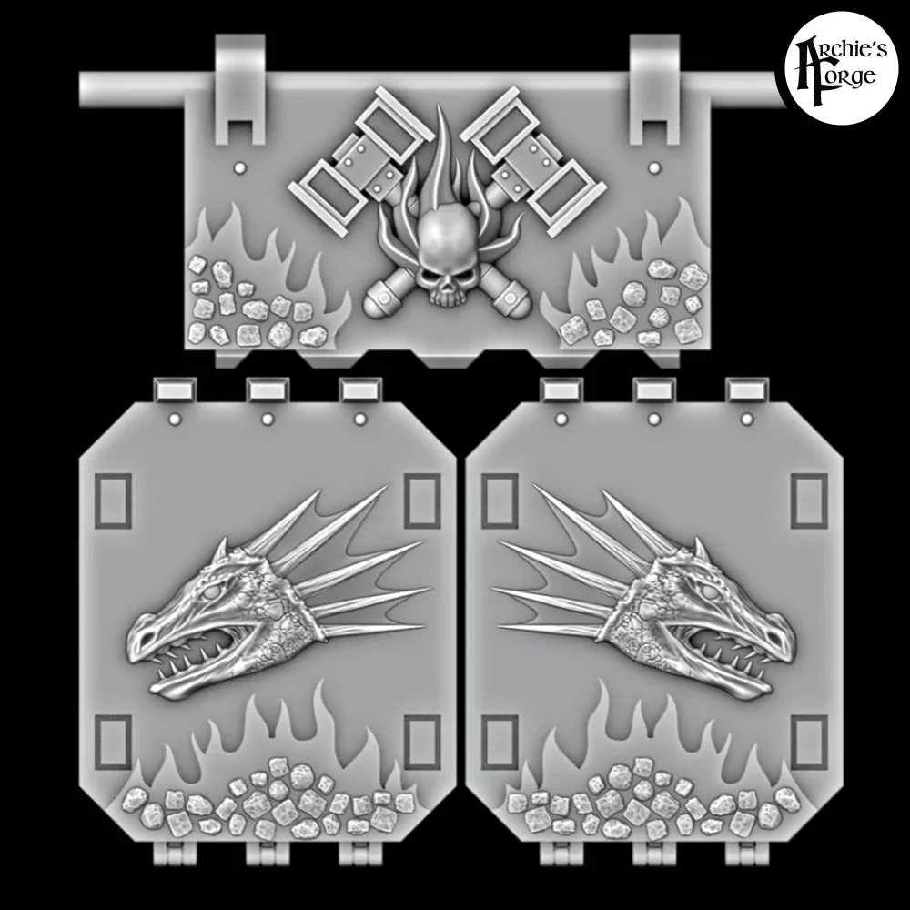 Legio Draconis Land Raider Door Upgrade Kit