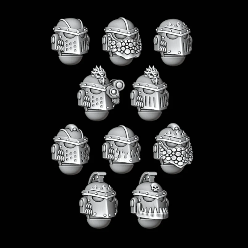 Legio Draconis MK3 Veteran Helmets - Set of 10