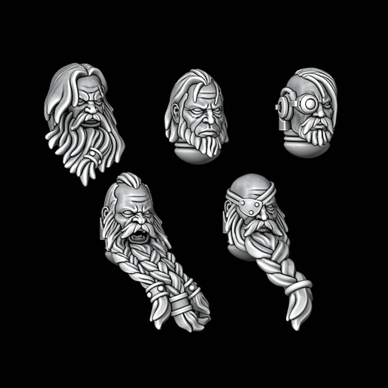 Legio Fenris Helmets - Set of 5