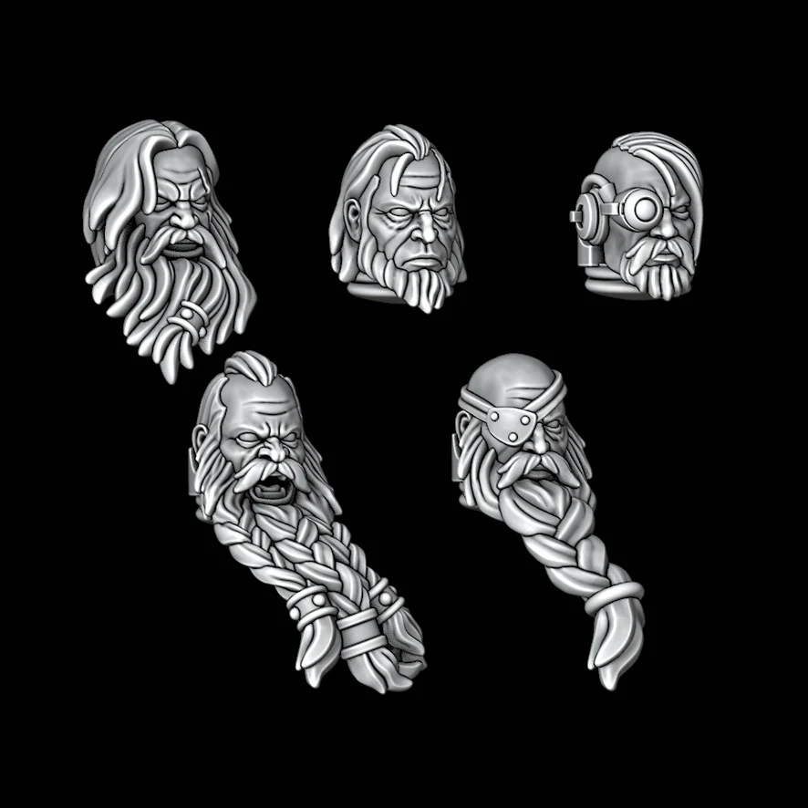 Legio Fenris Terminator Helmets - Set of 5