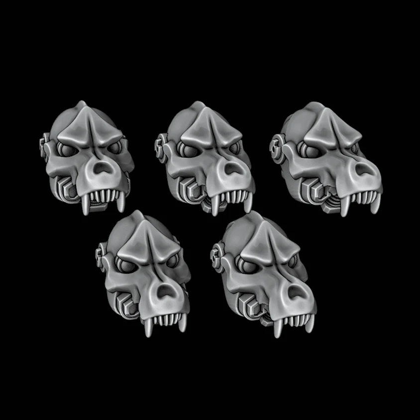 Legio Fenris Terminator Helmets - Set of 5