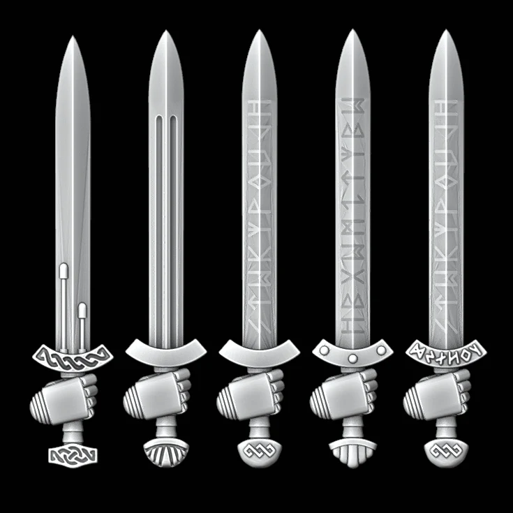 Legio Fenris Viking Swords - Set of 5 - Right Handed