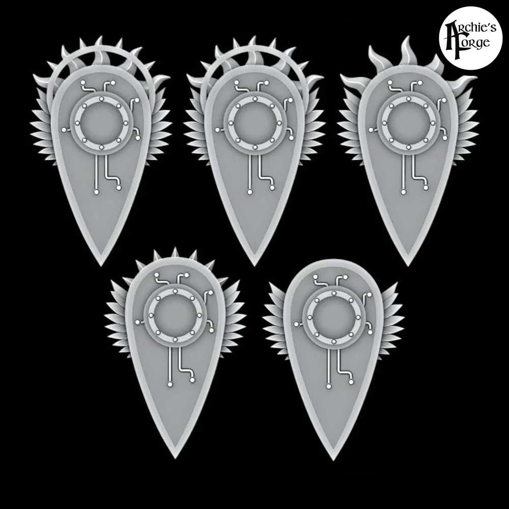 Legio Sanguine - Bladeguard Storm Shields - Set of 5 - Image 2