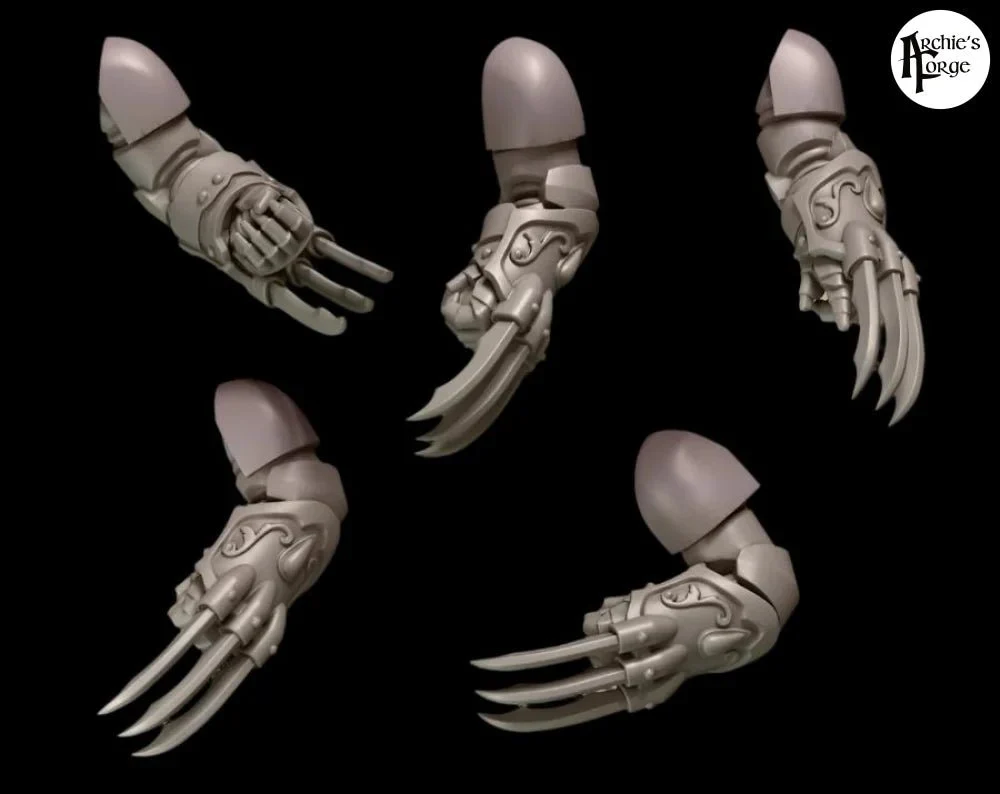Legio Sanguine - Lightning Claws - Set of 5 - Left Handed