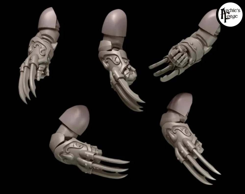 Legio Sanguine - Lightning Claws - Set of 5 - Right Handed