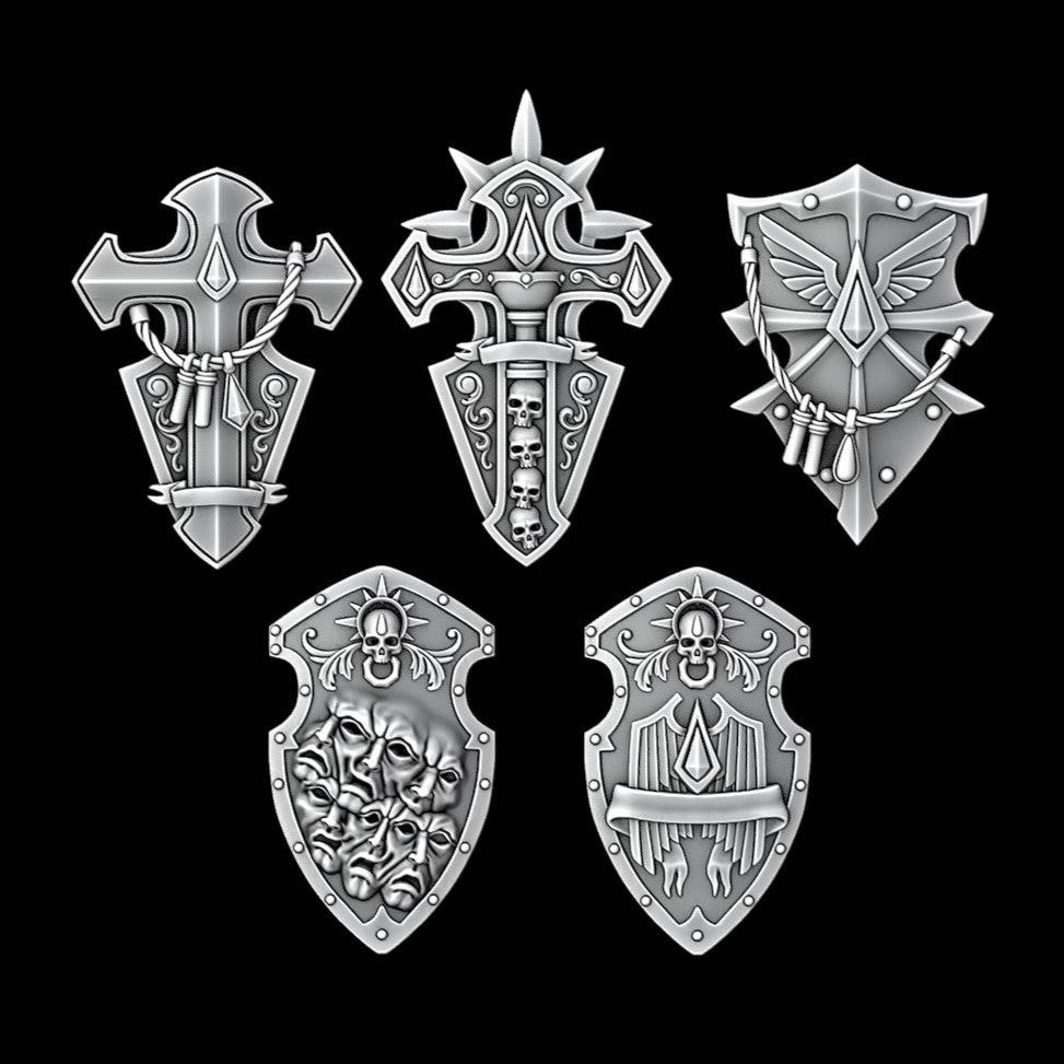 Legio Sanguine - Ornate Storm Shields - Set of 5