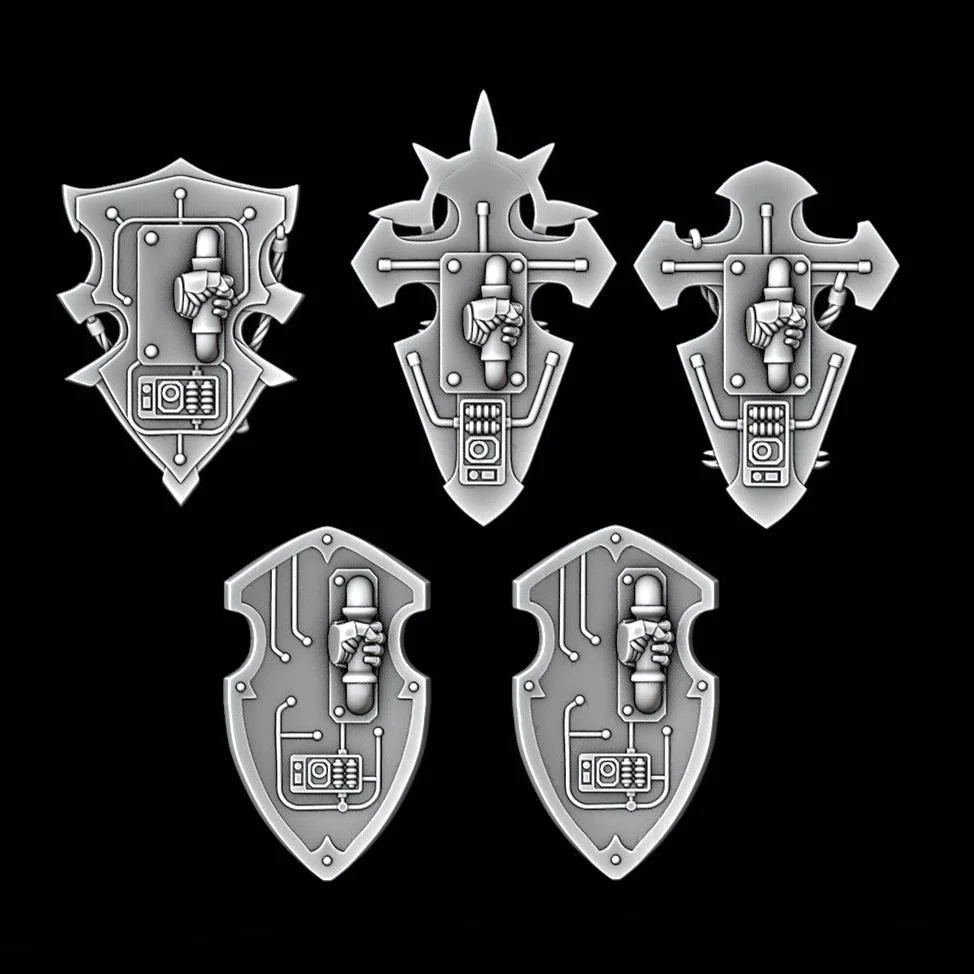Legio Sanguine - Ornate Storm Shields - Set of 5 - Image 2