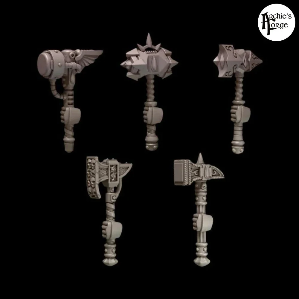Legio Sanguine - Thunder Hammers - Set of 5 - Left Handed