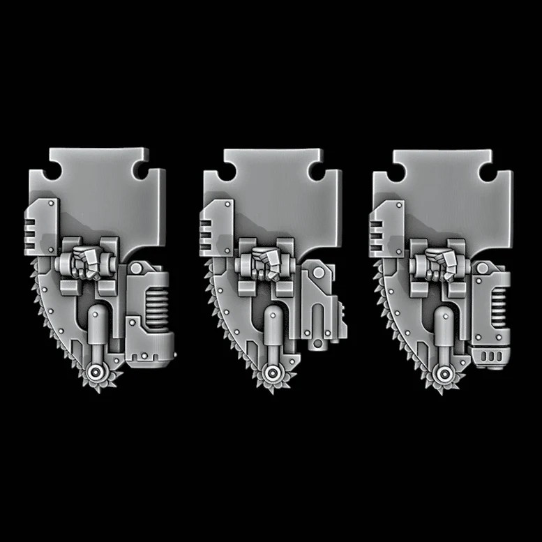 Legio Templaris - Mixed Weapon Chainshields - Set of 3 - Image 2