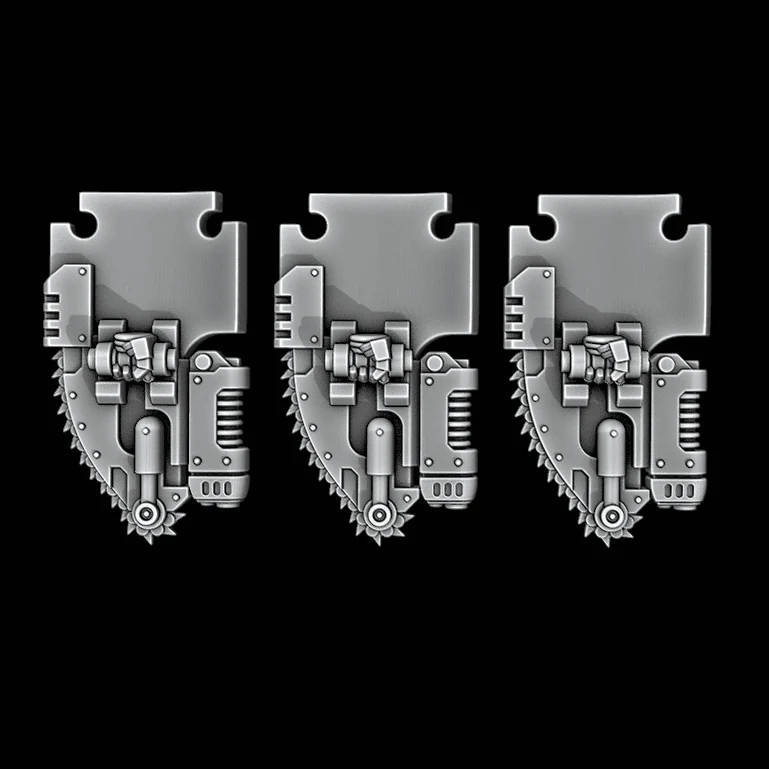 Legio Templaris - Plasma Chainshields - Set of 3 - Image 2