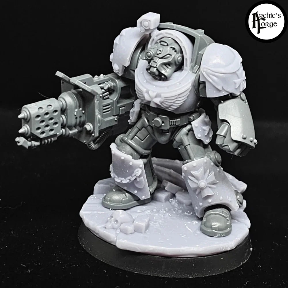 Legio Templaris Terminator Shin and Hip Plates - Set of 5 - Image 3