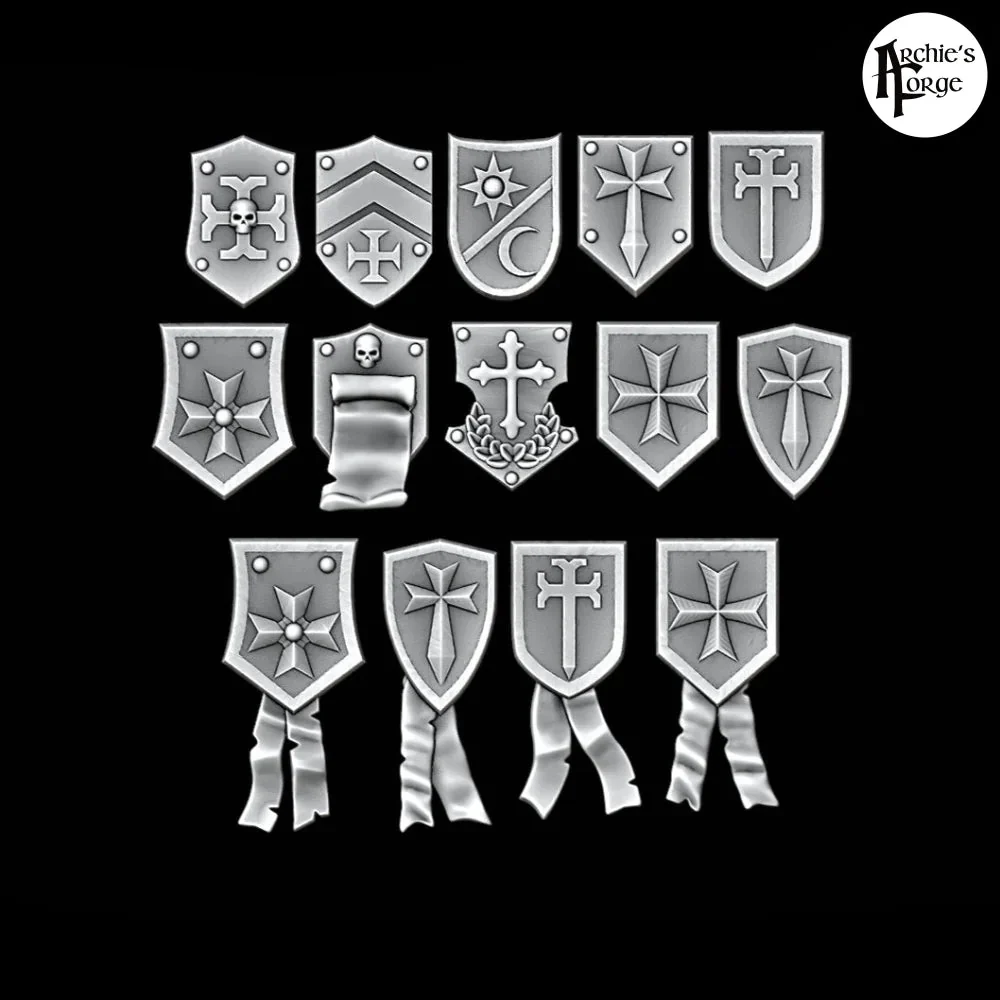 Legio Templaris Tilting Shields - Set of 14